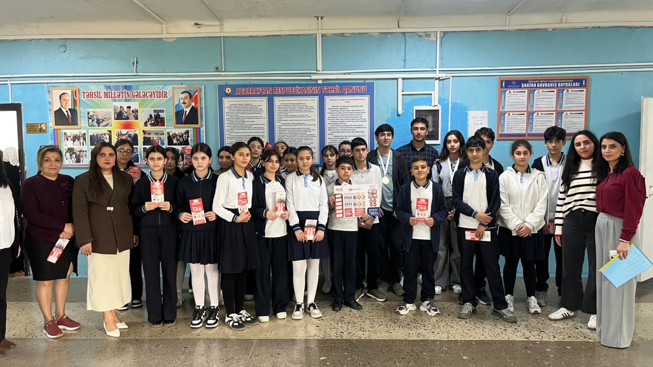 İnformatika olimpiadasına marağı artırmaq məqsədilə məktəblilərlə görüş